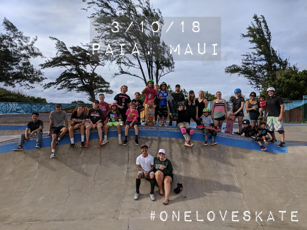 Last weekend, we worked with Surfing the Nations and Paia Youth & Cultural Center to have 1L Convos in Paia, Maui. Through this event and One Love interviews, we gave away several skateboards, shirts, and stickers to share the 1L. #LiveOneLove