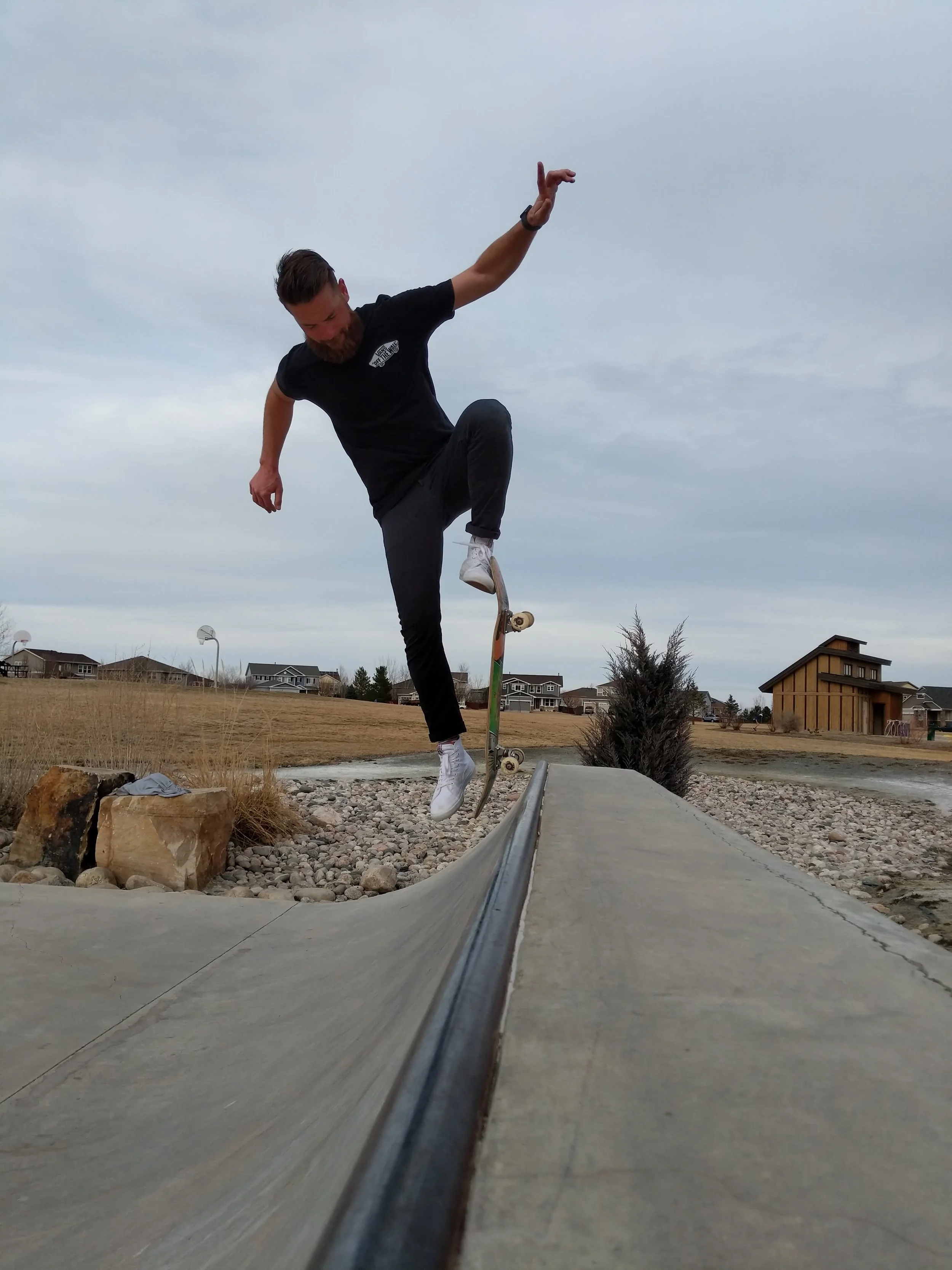 Stoked to see this inspirational moment of Mark fully committed to his blunt in Fort Collins, Colorado last Wednesday.