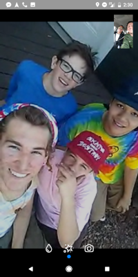 Video Chat with Auburn & Joshua & 1L Rep Brody (NC) with some of the "Skate at 8" crew 3/18/18