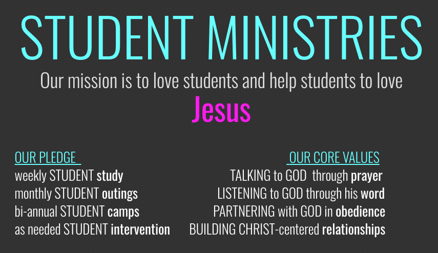 Join Us Friday's 7:00 - 8:30pm, Sunday's 8:30 -10am, or 10:30 -12pm as we work through the 1L Core Values with Students at Waipuna Chapel. Click to visit Waipuna's Student Page And Find Out More: https://waipunachapel.com/church-life/students