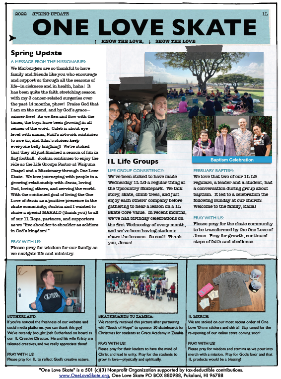 Spring One Love Skate Update from Nic &amp; Josh