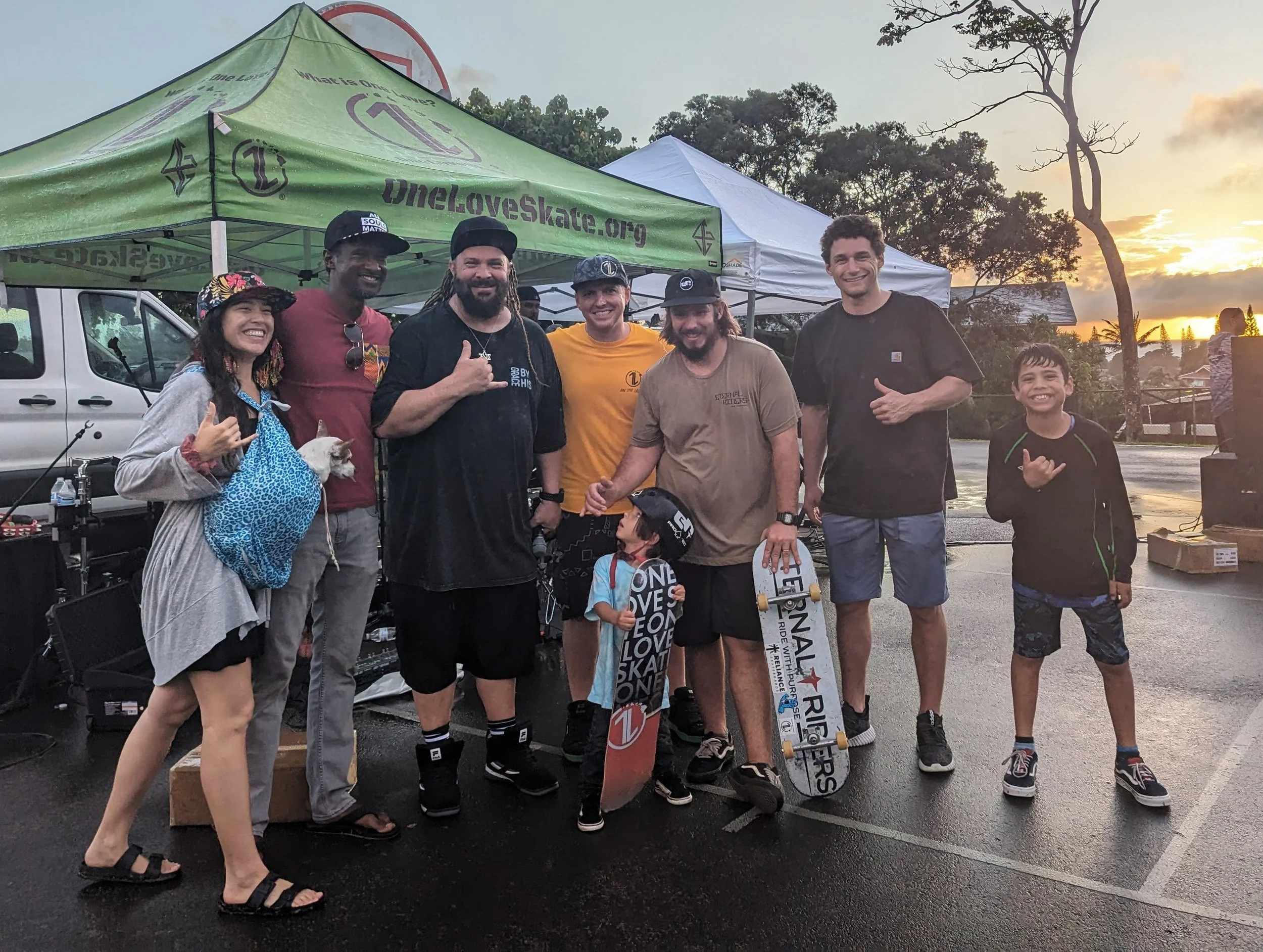 Christafari Partners w/ One Love Skate in Lahaina 🌈