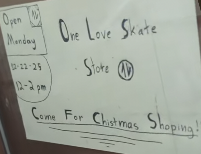 Shop Open Monday, 12/22 from 12–2 PM | Christmas Shopping at One Love Skate