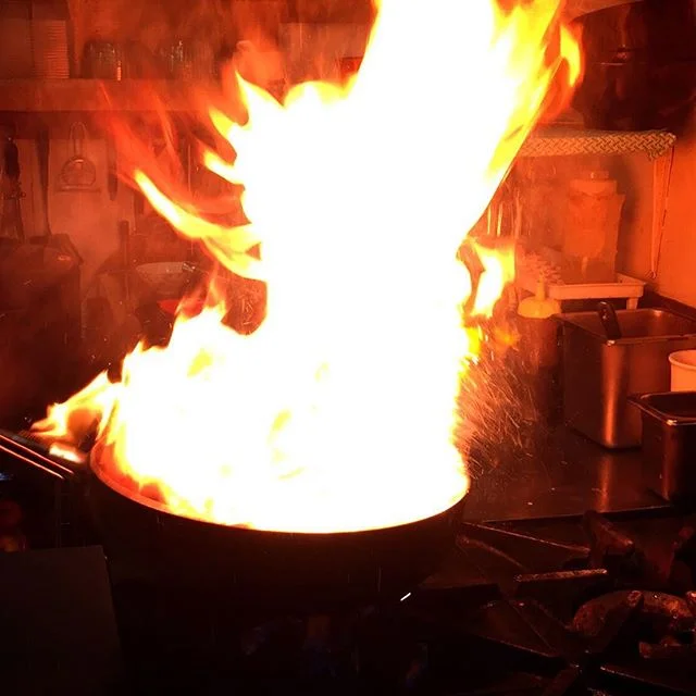 Cooking up the newest addition to our menu...