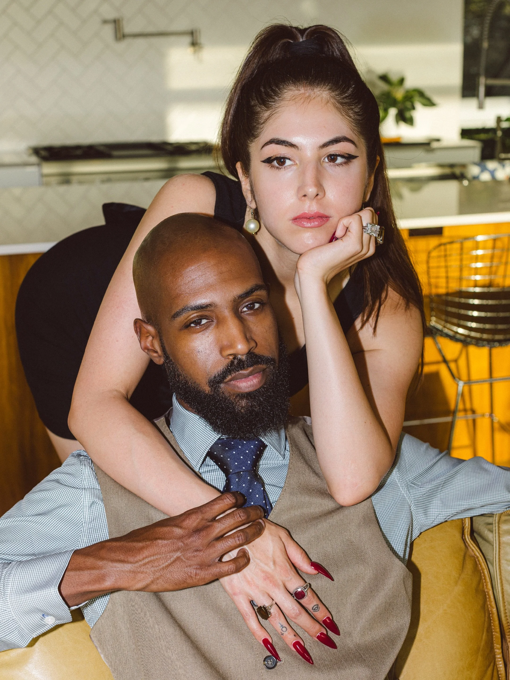 Retro vibes only&hellip; Summer of love. 60s inspired shoot.

Models: @millicent.valentine + @tavwonder
Space: @hillcountryhomeatx