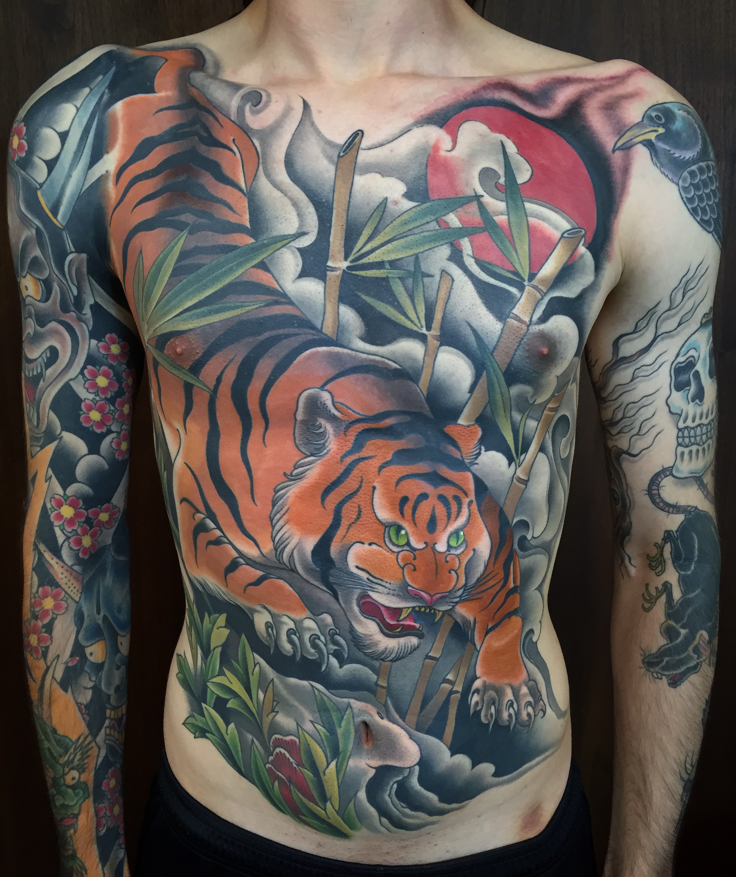 Tiger torso piece