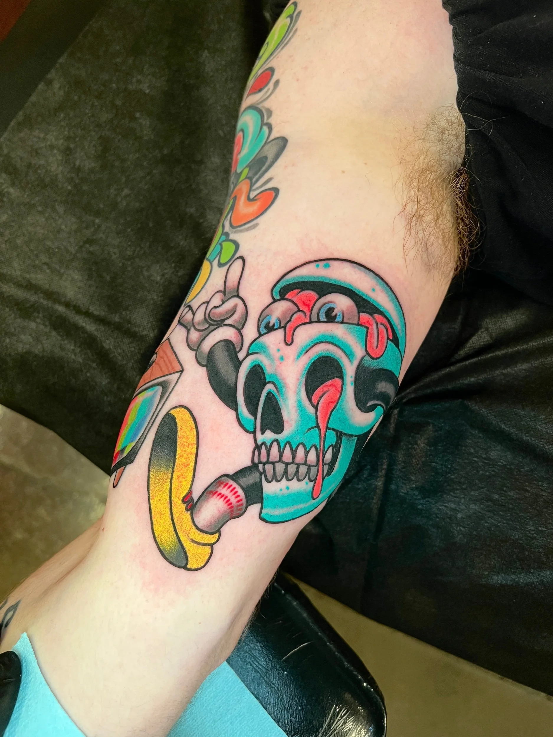 Joshua Bowers tattoos and machines