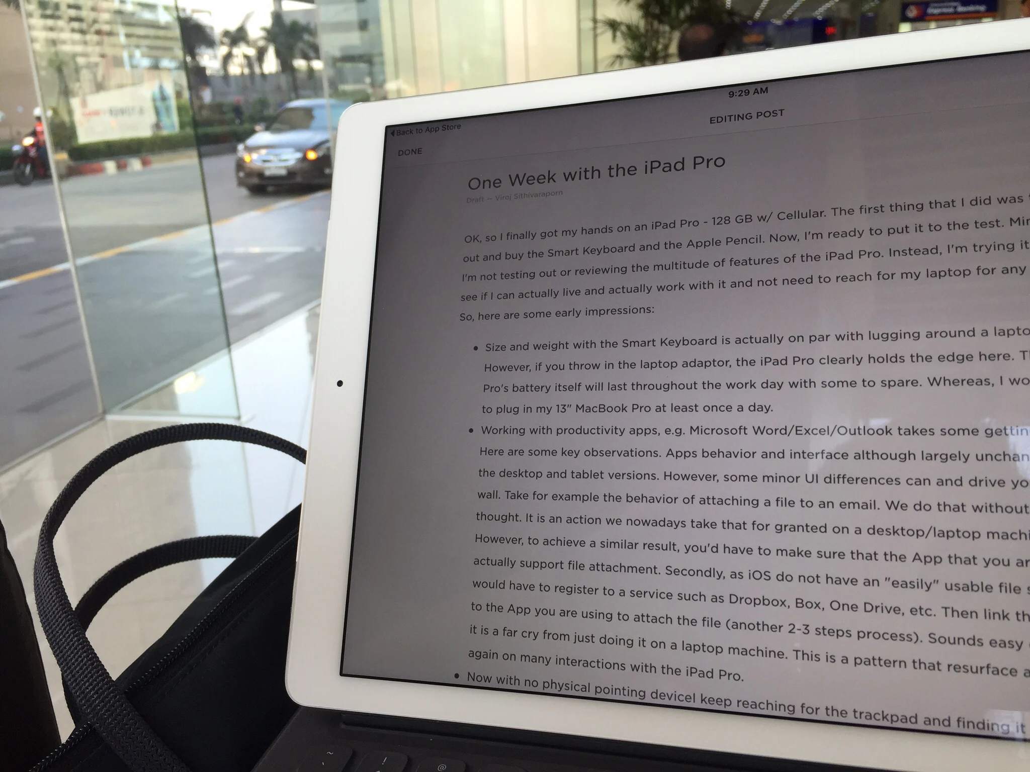 One Week with the iPad Pro