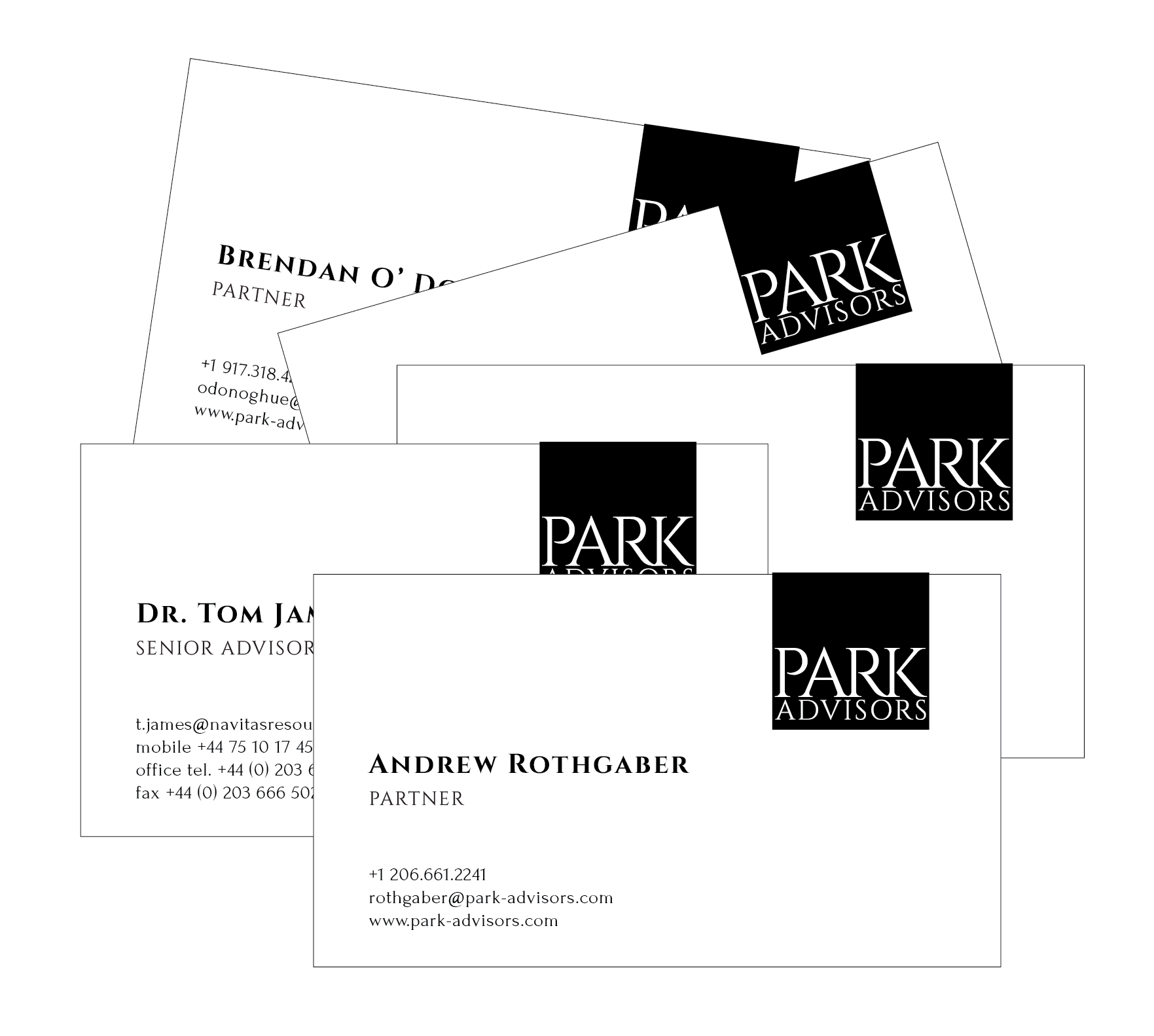 PARK Team Business Cards