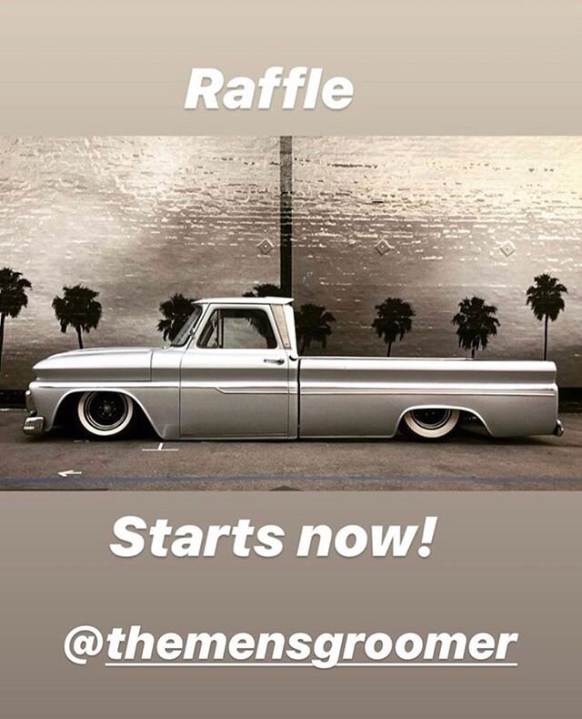 Raffle time on this built 64 C10 by @themensgroomer here in Los Angeles. Get at him for the details &amp; your ticket! 🔥#c10 #bagged #chevy #chevytruck #truckporn #la #losangeles #raffle #socal #laidout #whitewalls #longbed #picoftheday #igers #them