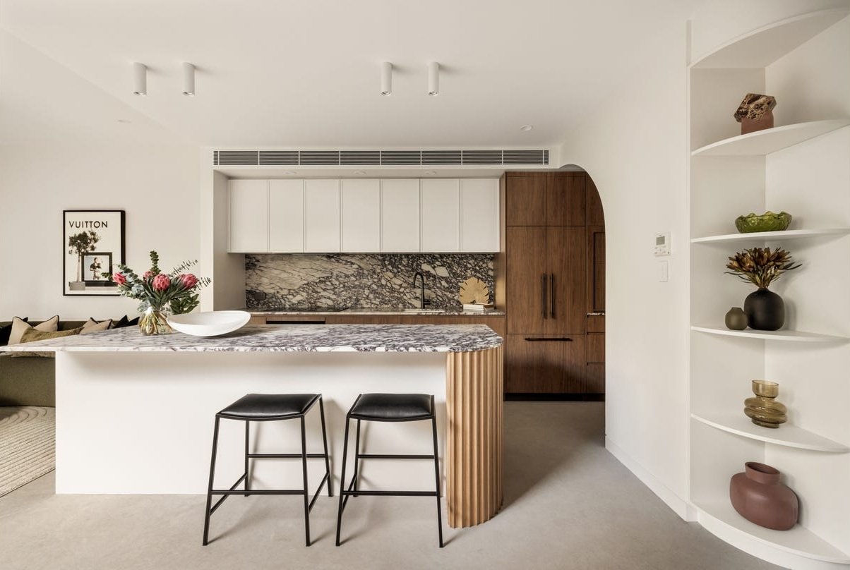  Little Young Street - Redfern NSW  A refined contemporary renovation that reimagines a classic heritage cottage in Redfern. The design carefully preserves the original street façade and period detailing, while opening the home to light and space at 