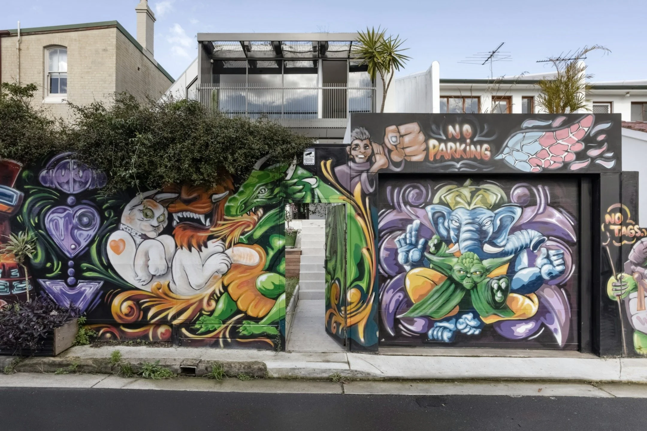  Newtown Laneway House - Newtown NSW  A contemporary addition to a character home addressing an inner-city laneway. Clean architectural lines are grounded by a refined material palette of burnished concrete, blackbutt timber, natural stone and brass 