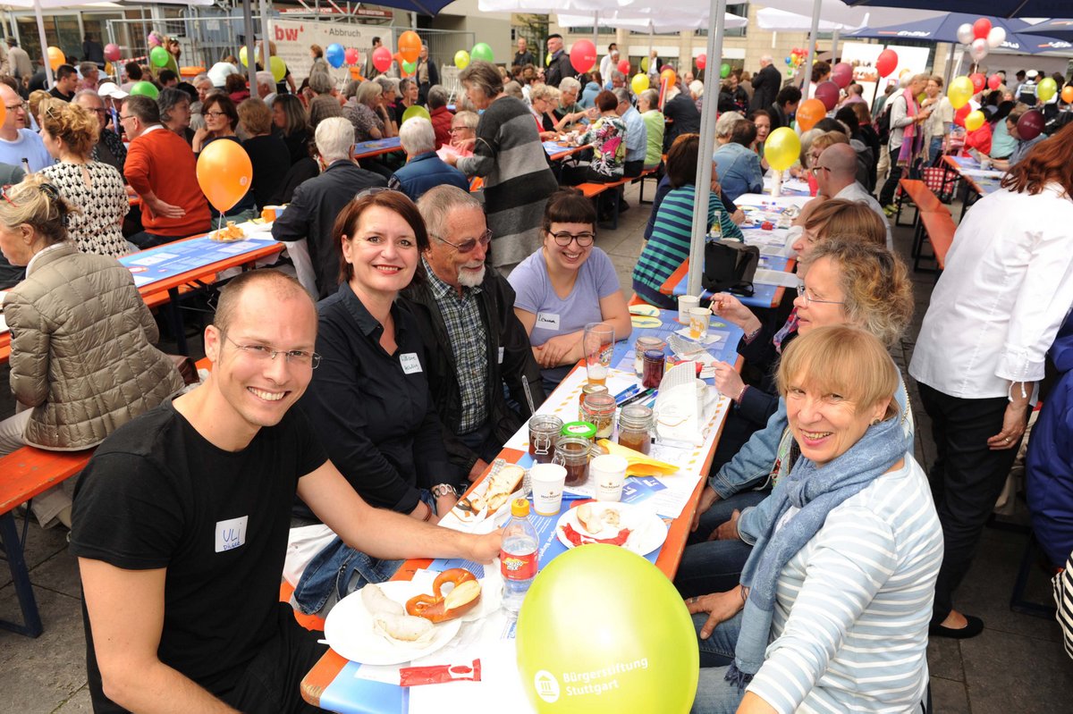 Frühstücken und Ideen sammeln