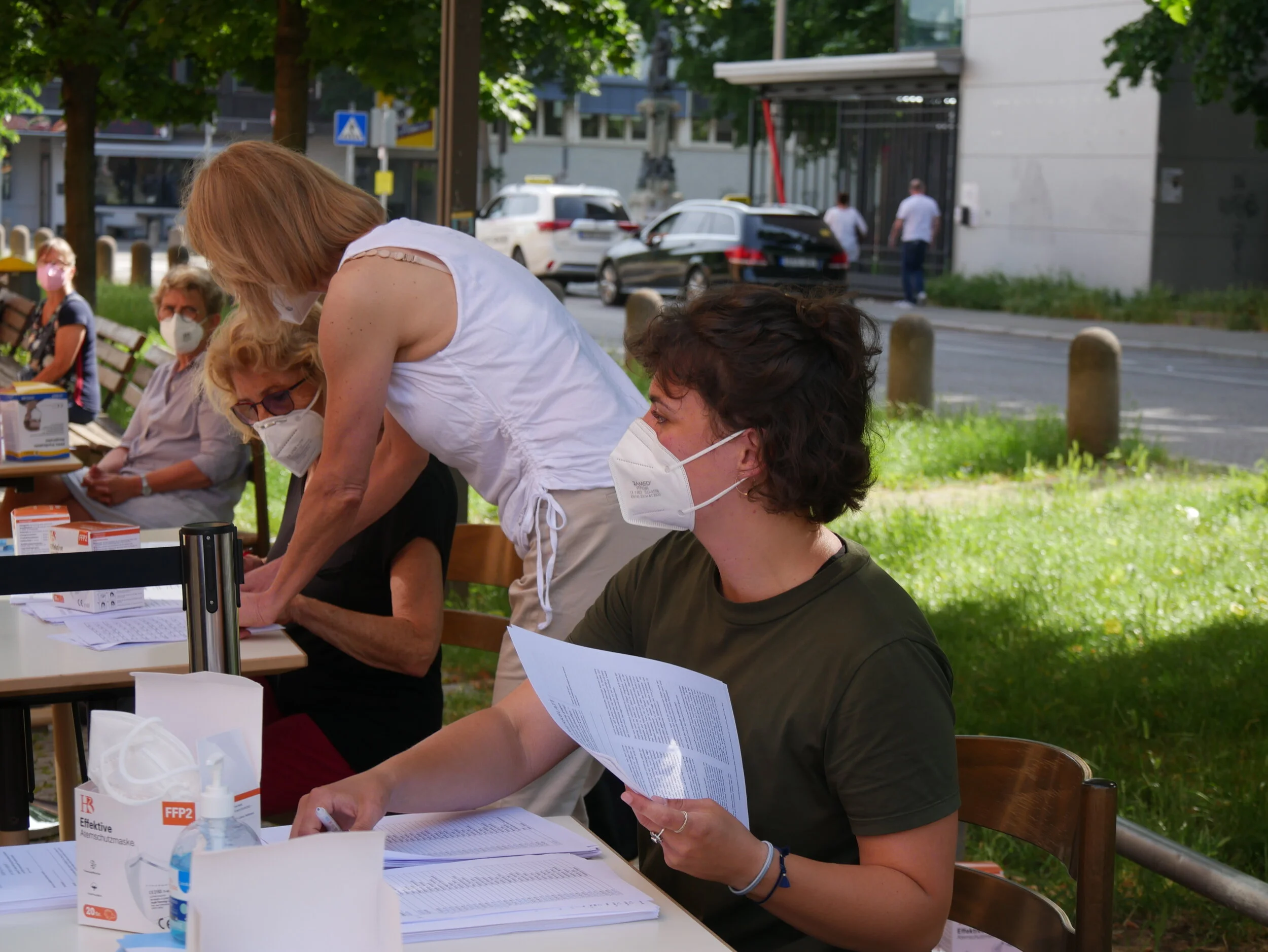 Engagement im Impfprojekt