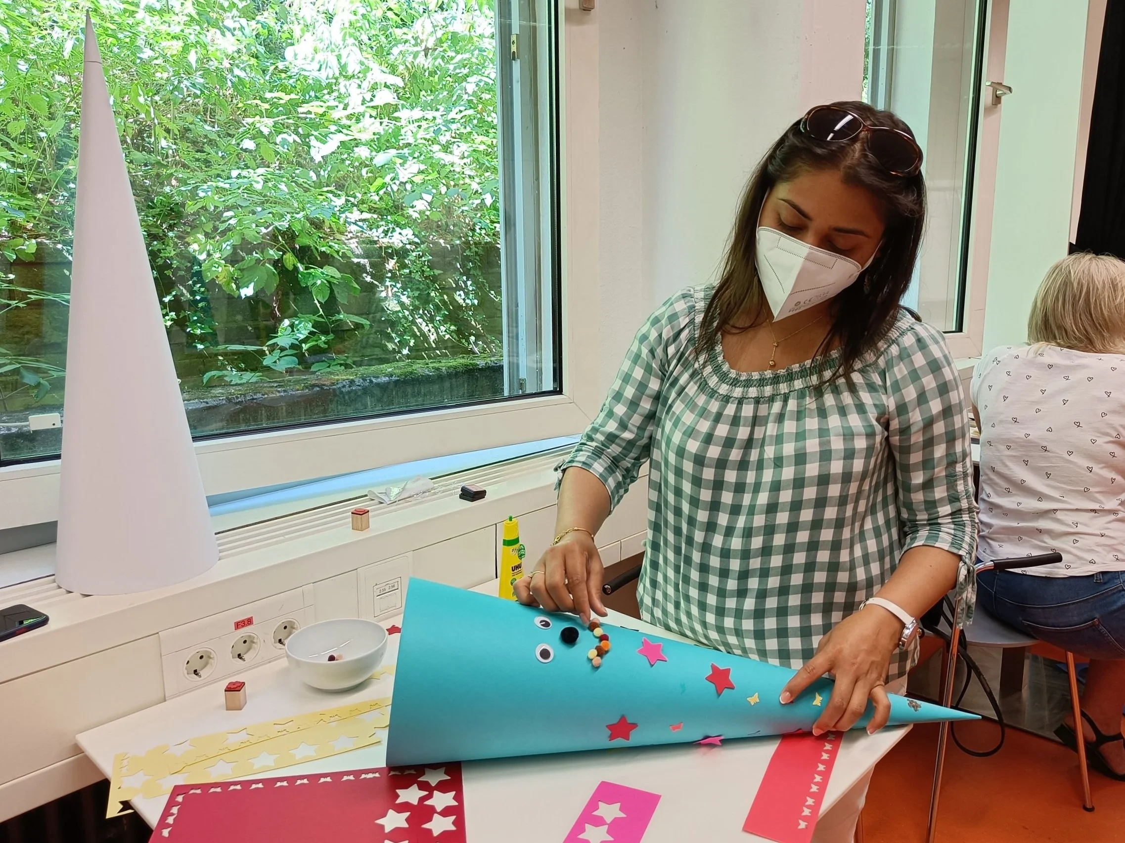 Schultüten basteln beim Social Day von Porsche
