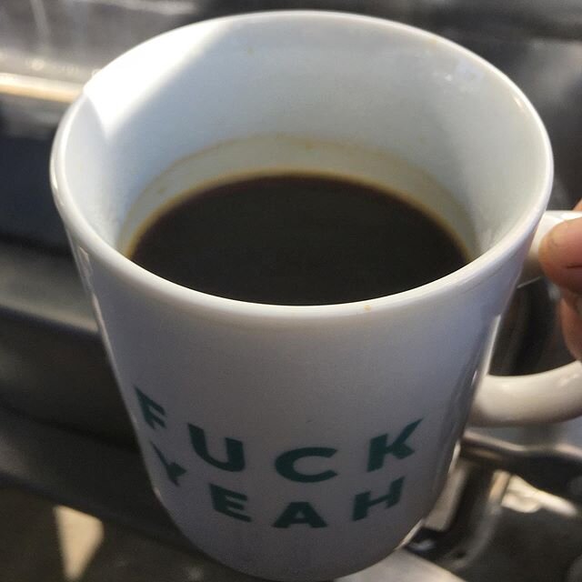 what keeps us going during harvest.. coffee my friend. and it has to be the way my boss makes it, strong and black, just like Luke Cage ☕️