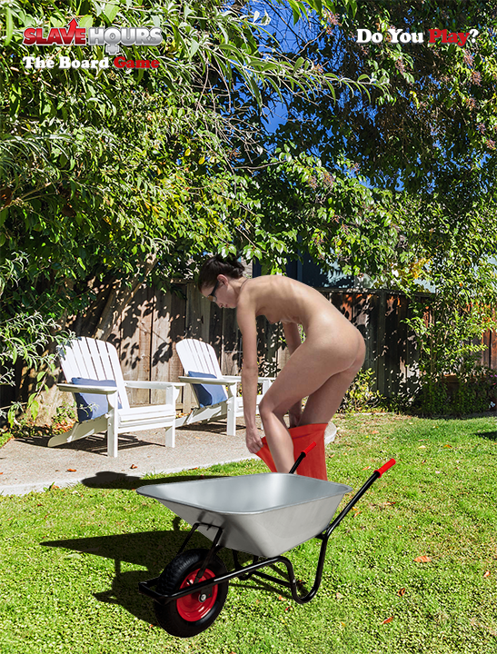 "Naked yard work" task.