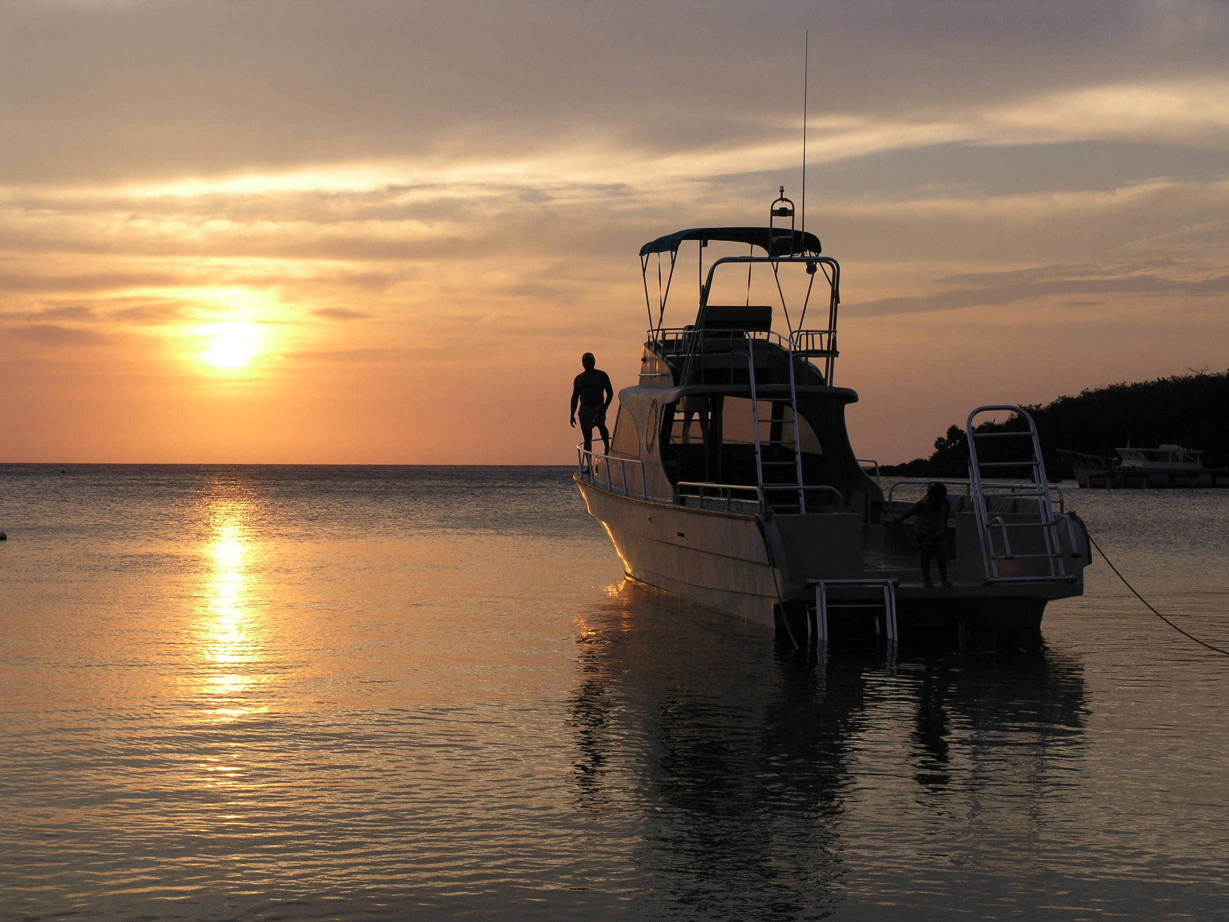 Sunset Half Moon Bay, Roatan