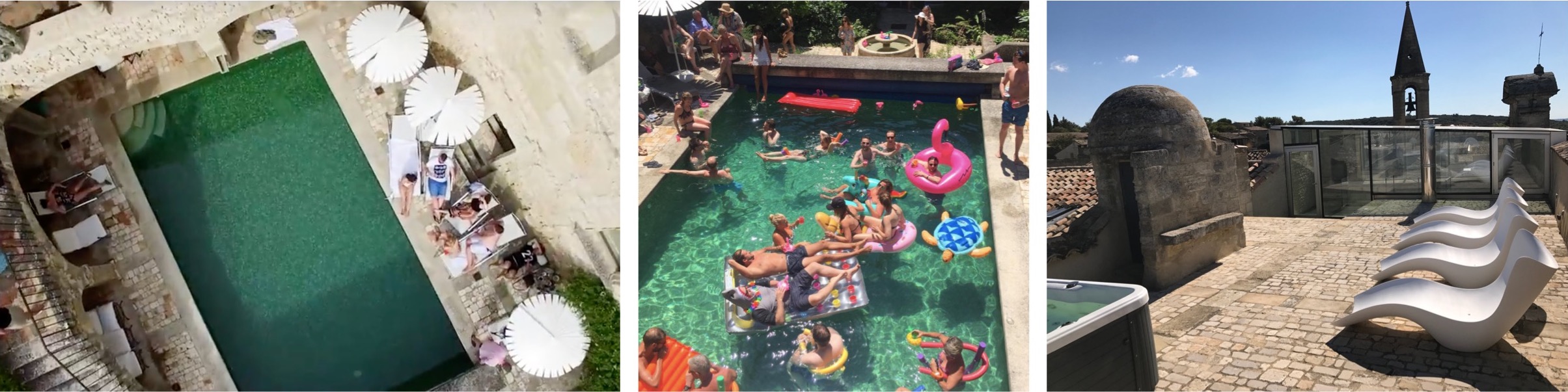 Poolside at The Chateau