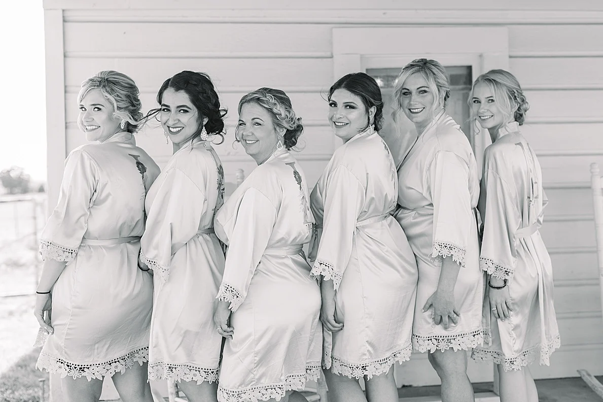 Bridesmaids in Robes