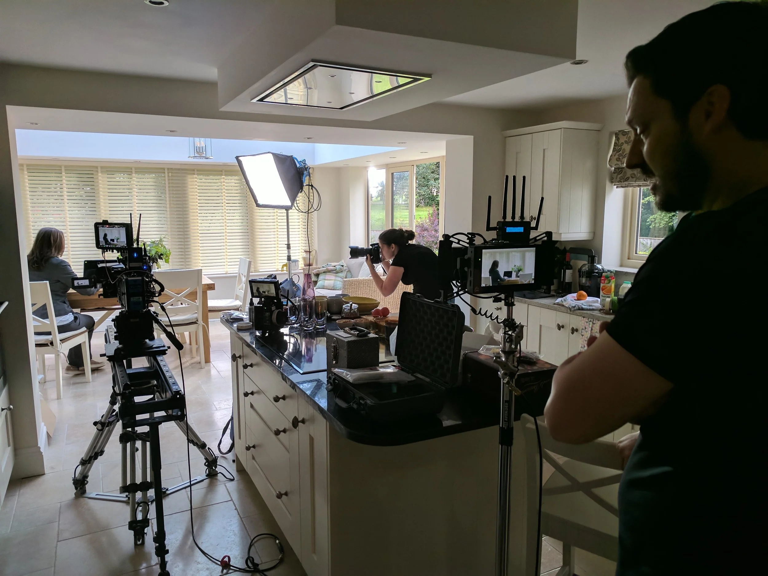 Danny Lacey checking the shot.