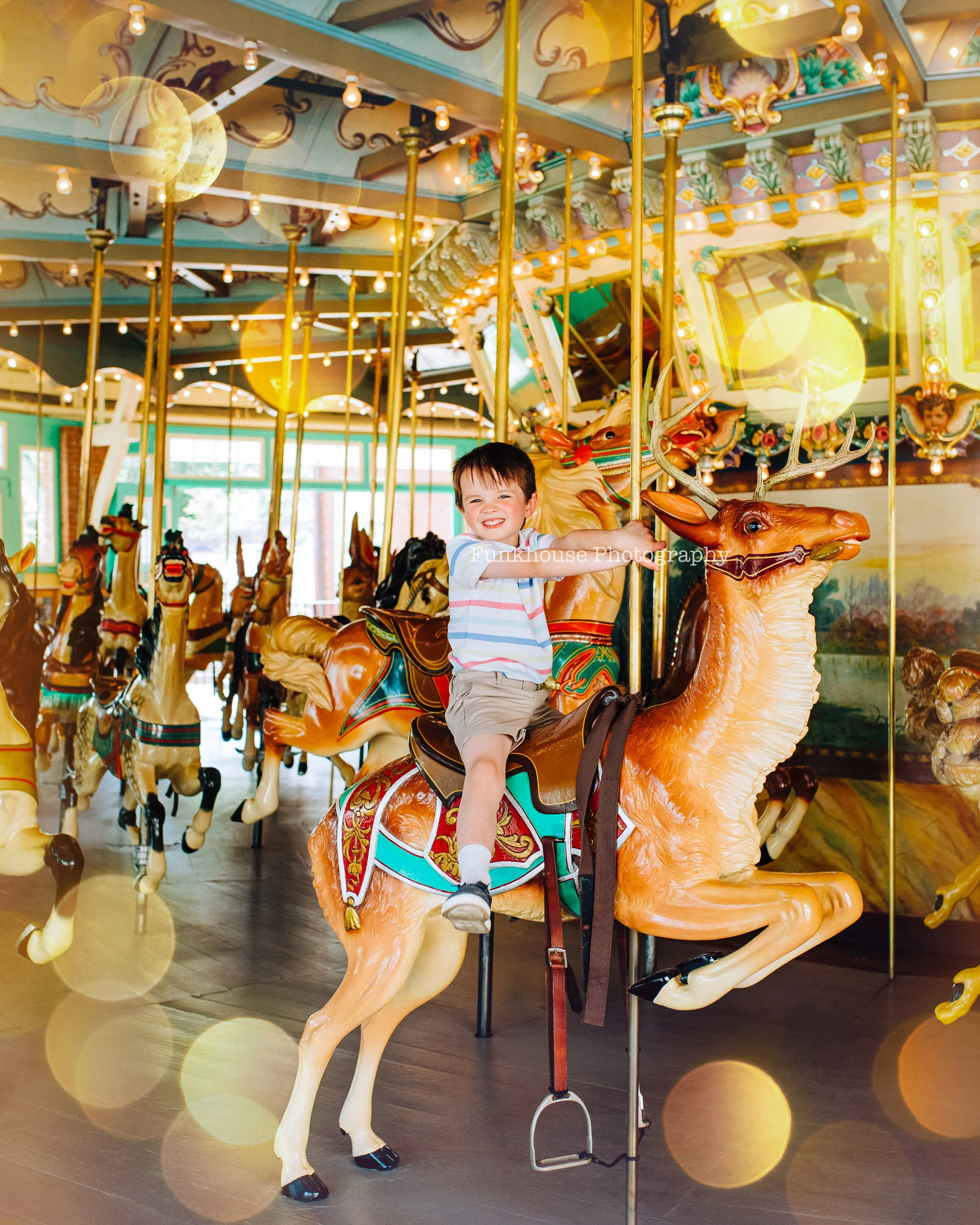 Glen Echo antique carousel photography sessions