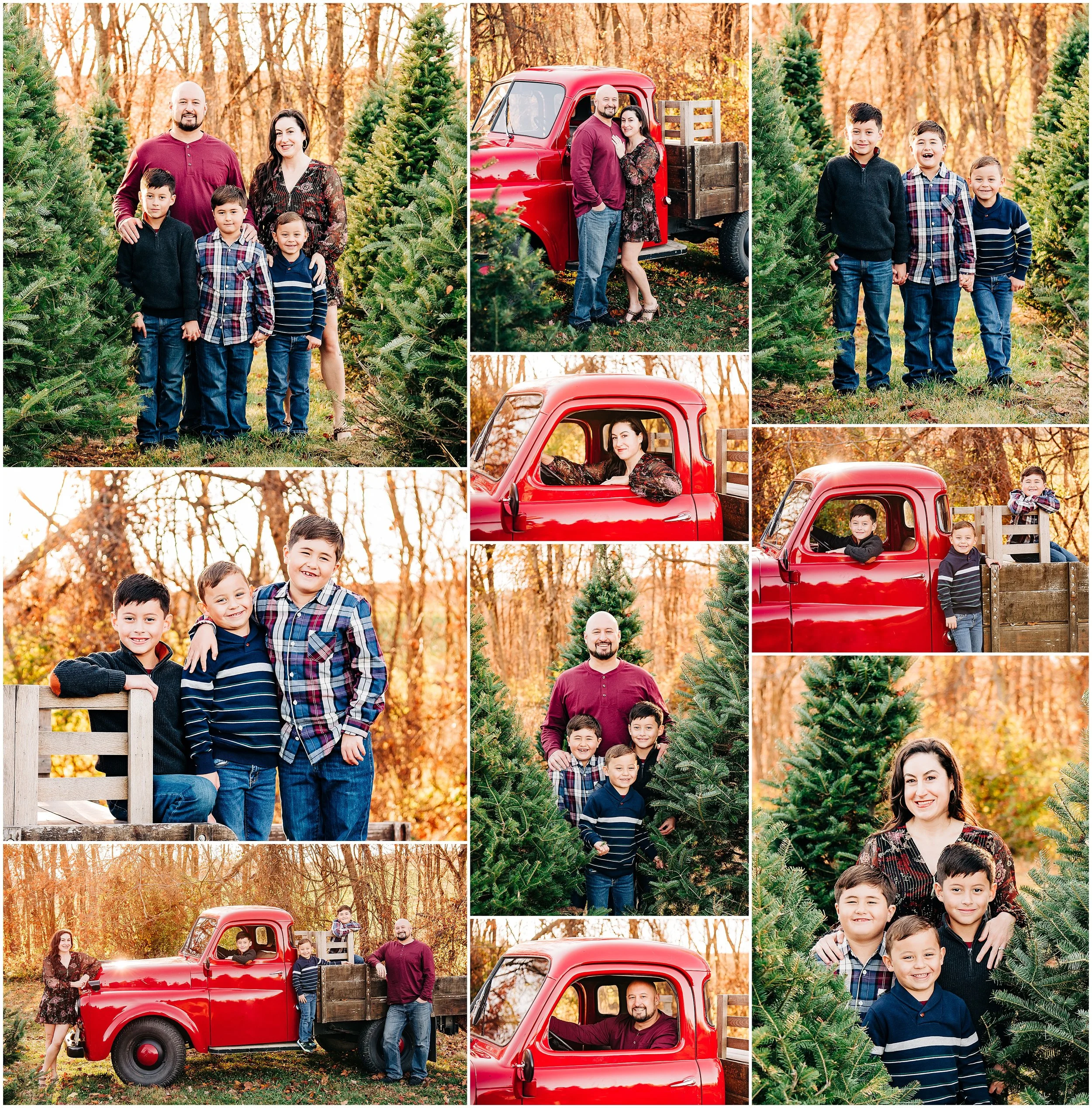 CHRISTMAS TREE FARM PHOTOGRAPHY SESSIONS IN MONTGOMERY COUNTY MARYLAND