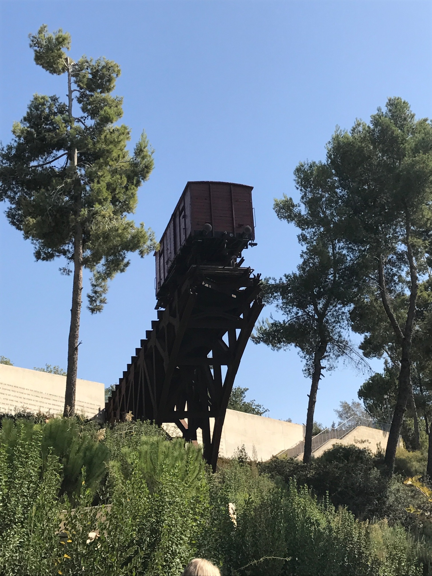 Remembering the Nightmare of the Transports in the Gardens of Yad Vashem