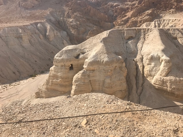 Where Scrolls were found in Qumran