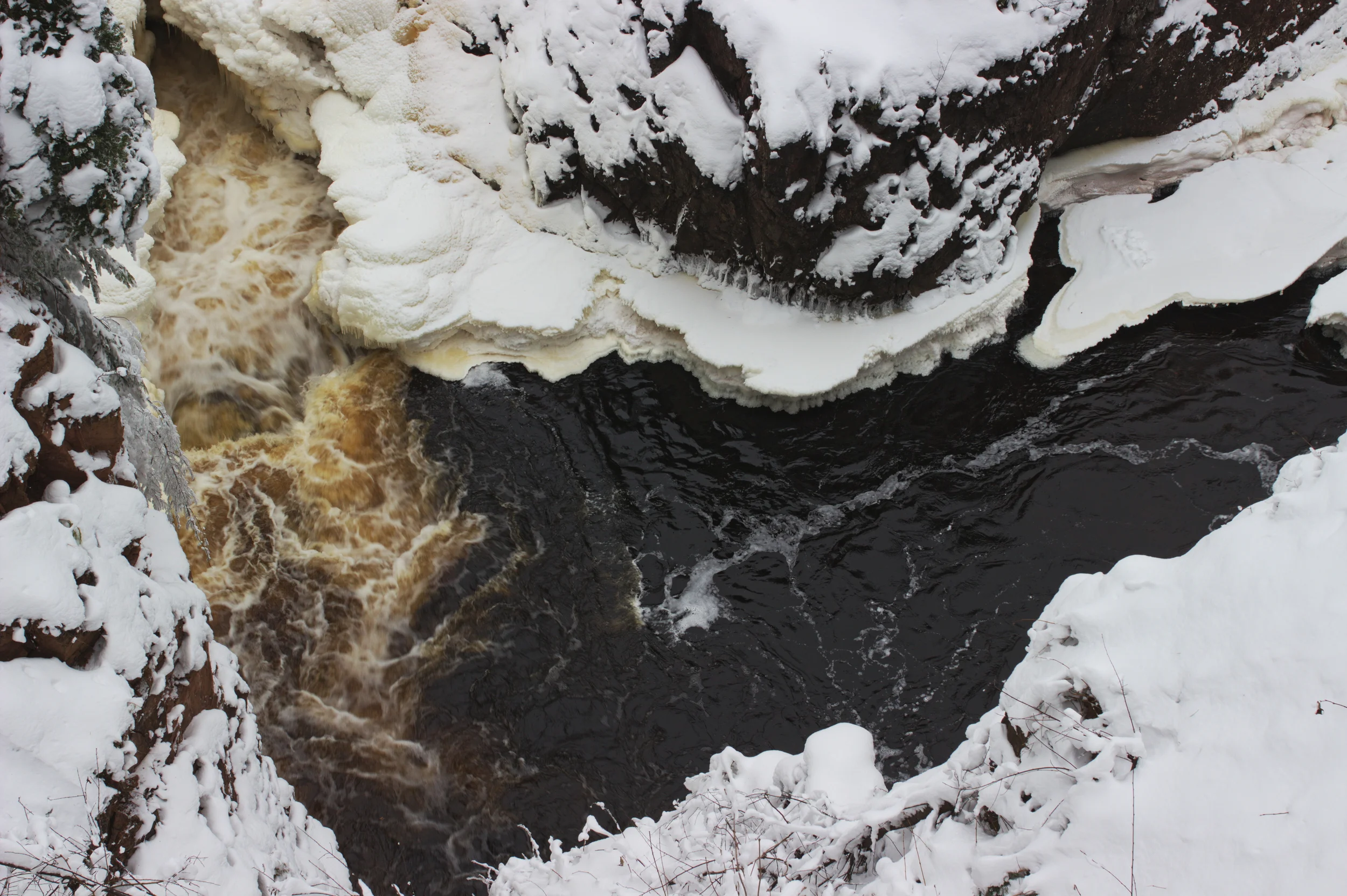 Copper Falls in Winter