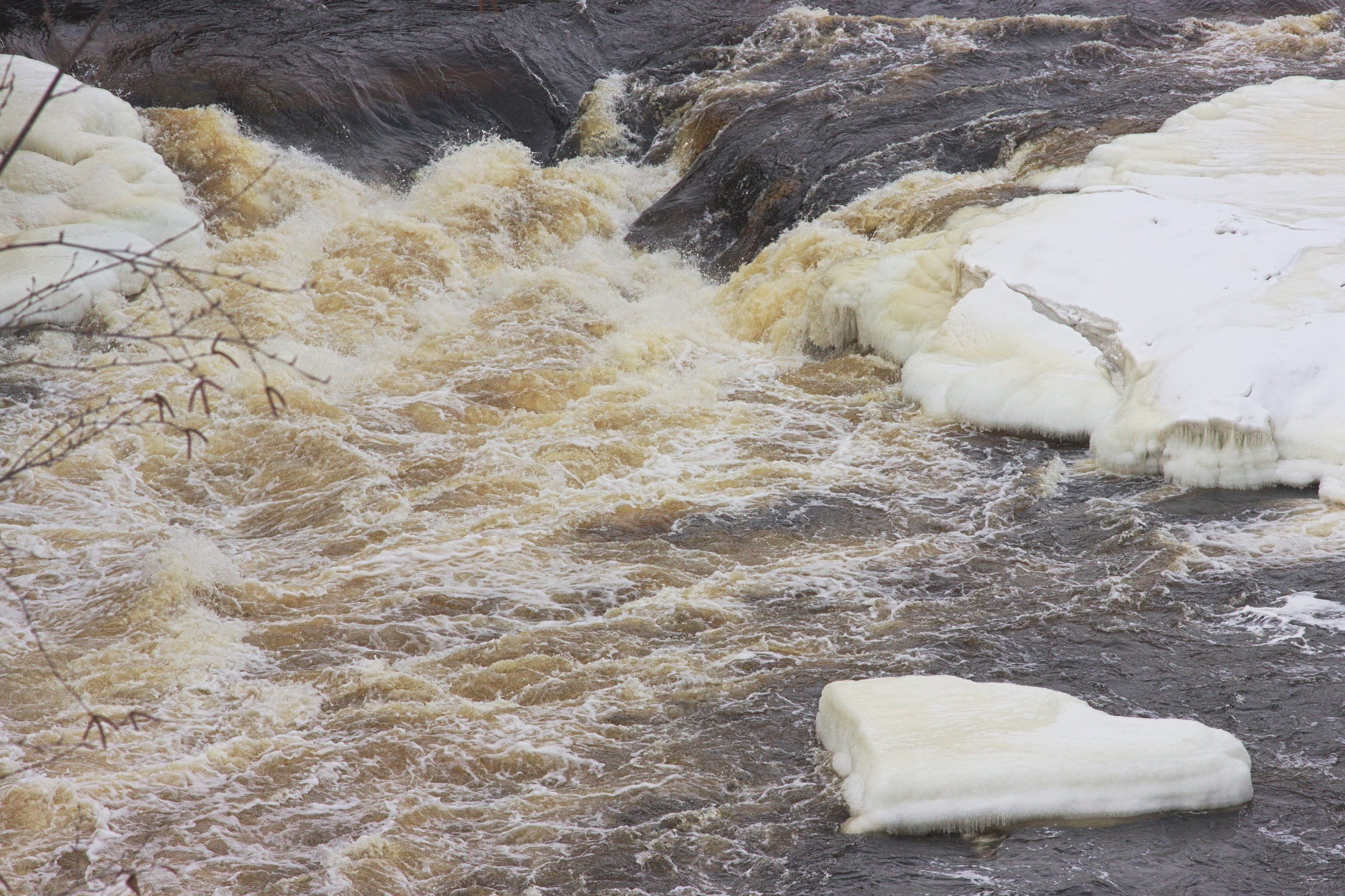Mishicot Falls in February