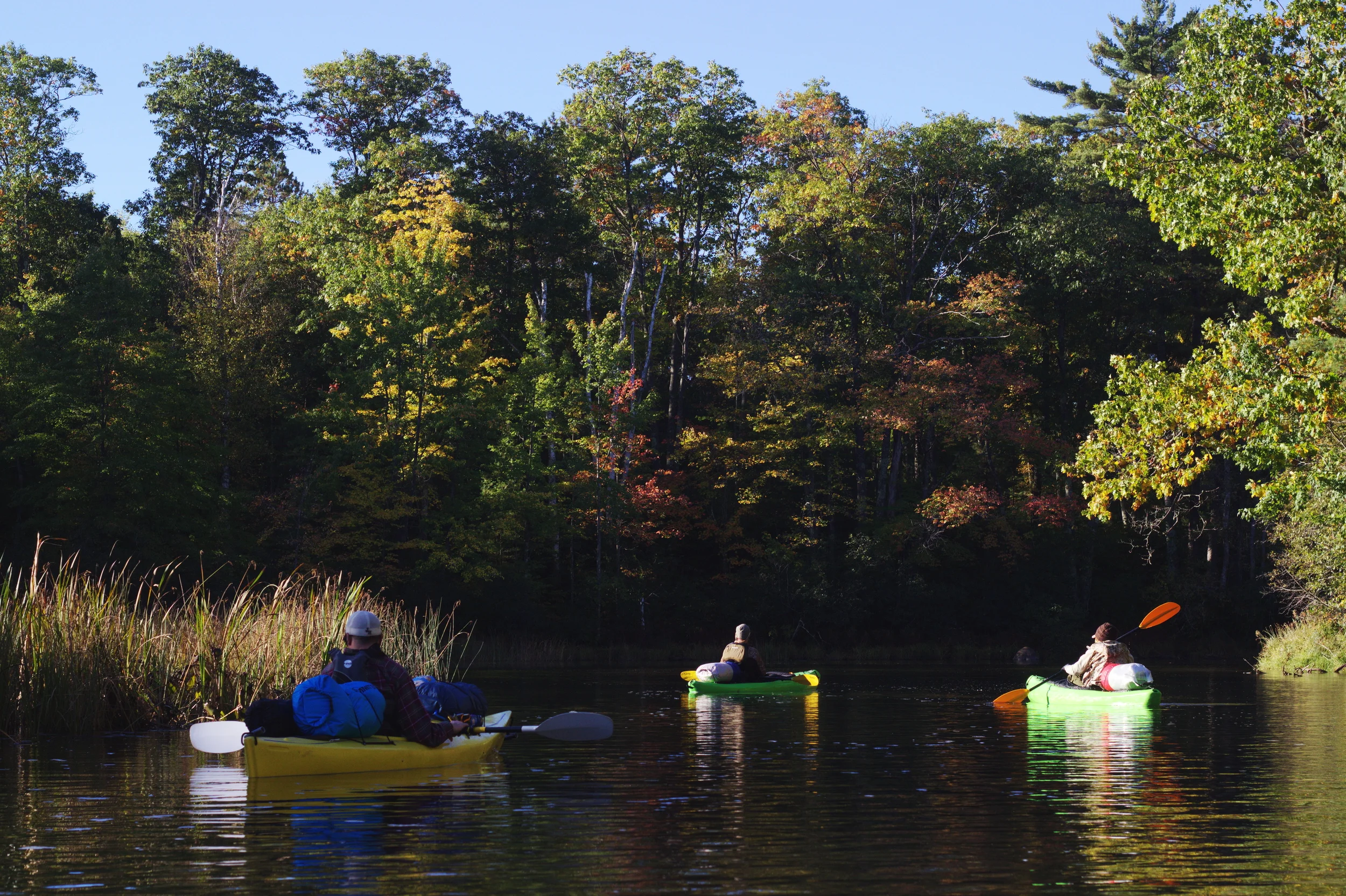And the 2nd Annual Fall Paddle is off!