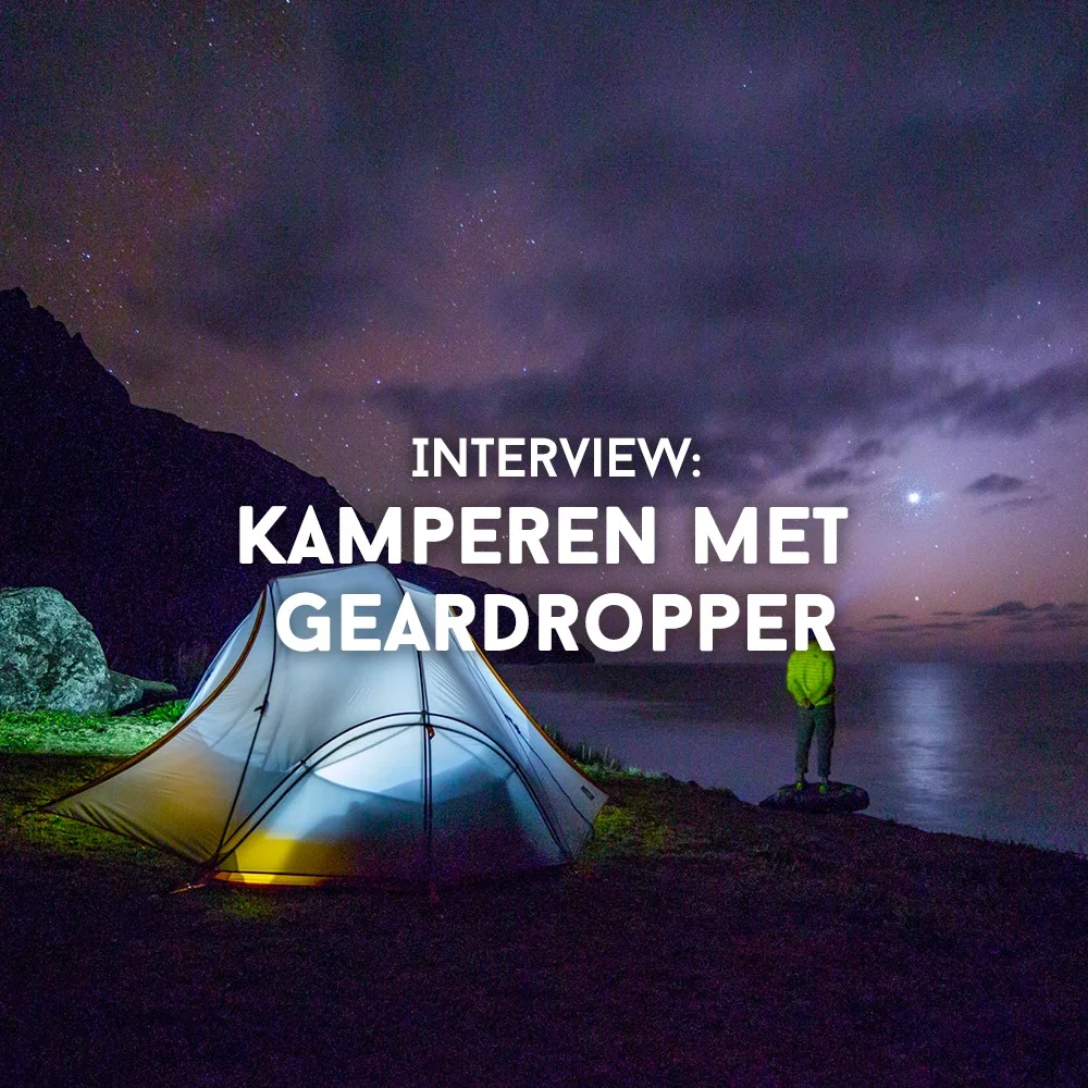 Interview: kamperen met Geardropper