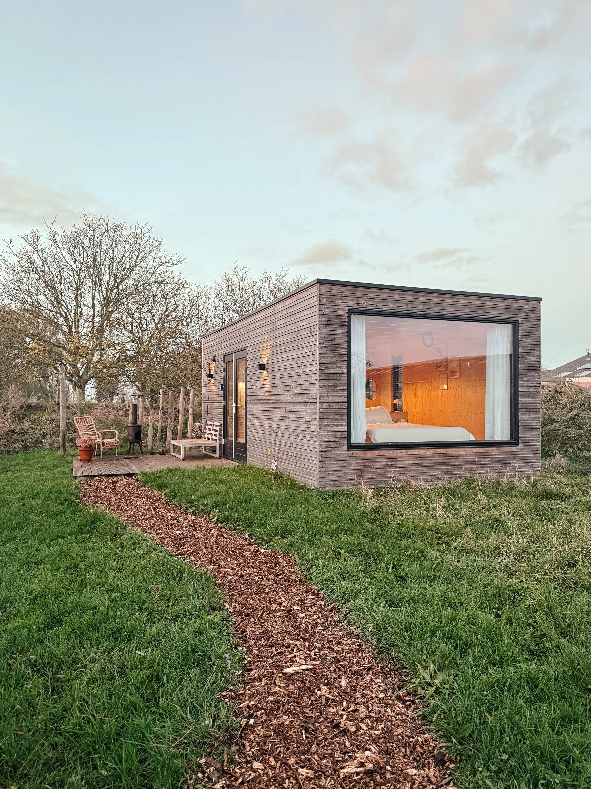 Tiny House Lantliv in Zeeland | Slapen bij de boer