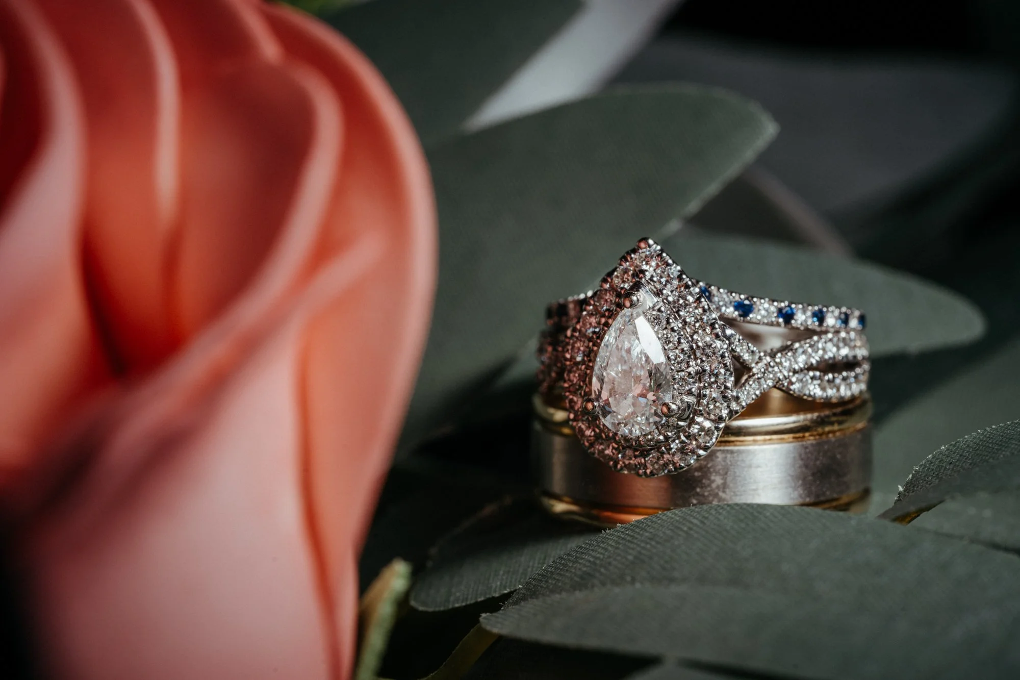 Epicamlv Country Themed Wedding Rings Customizable Rings For Mom Sales