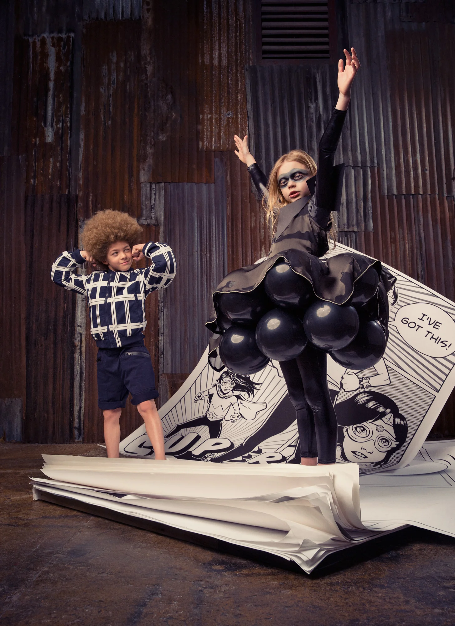 Vogue Bambini | Fashion Sculptures | Photography by Nici and Karin