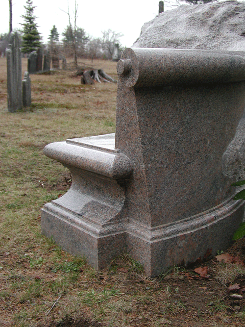 Beekley Memorial, Old Burying Ground, New Hartford, CT_EndDetail.gif