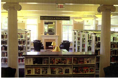 New Hartford Memorial Library, New Hartford, CT_ref desk.jpg