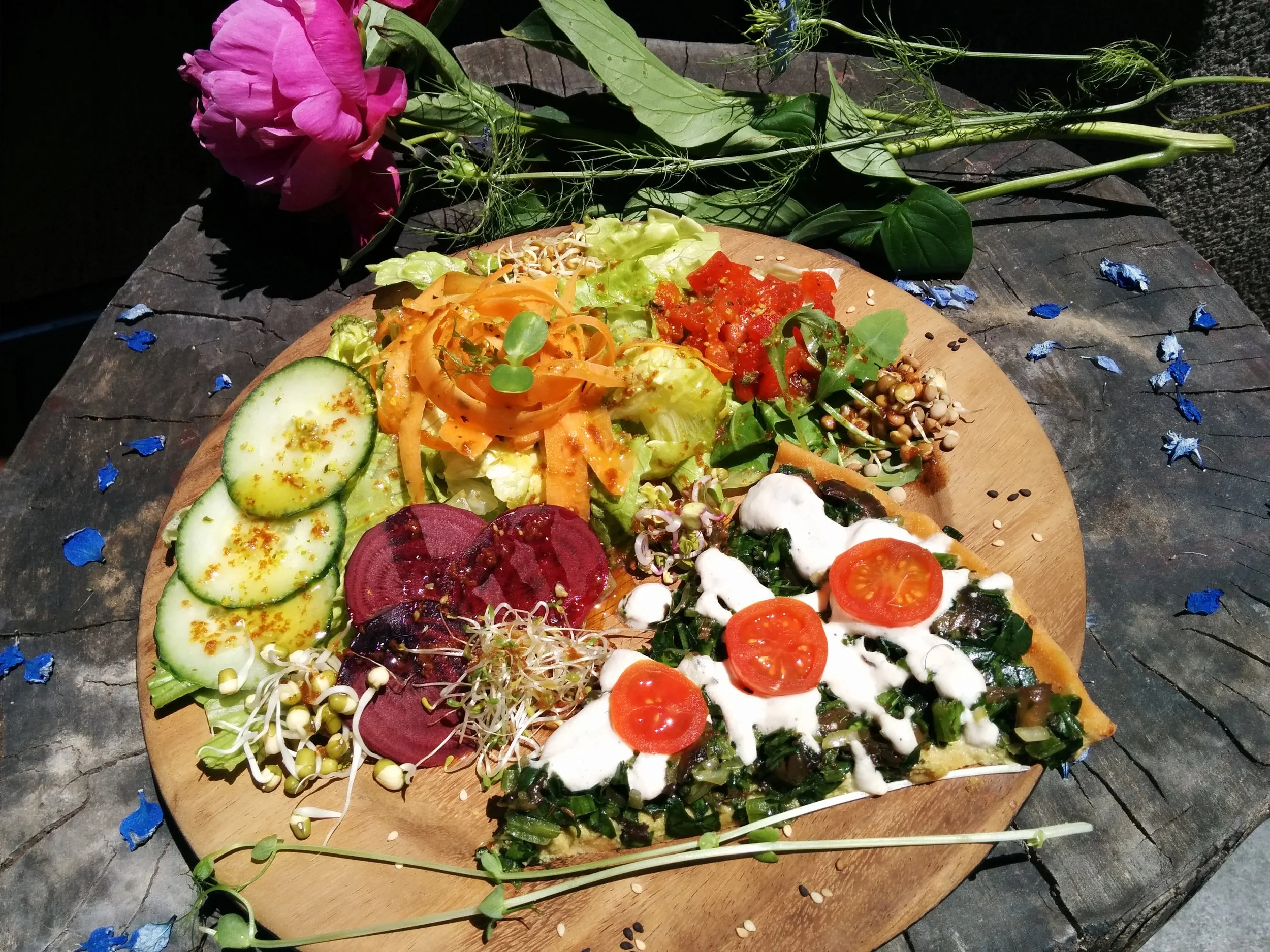 Raw Quiche - foto cortesía de Petit Brot