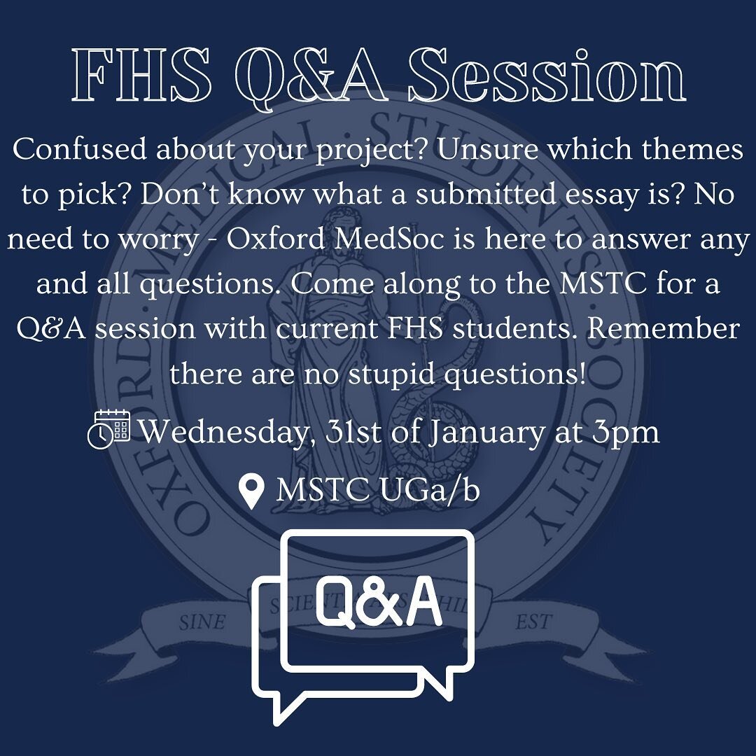 Calling all second years! Don&rsquo;t miss out on this super useful advice session on Wednesday :)