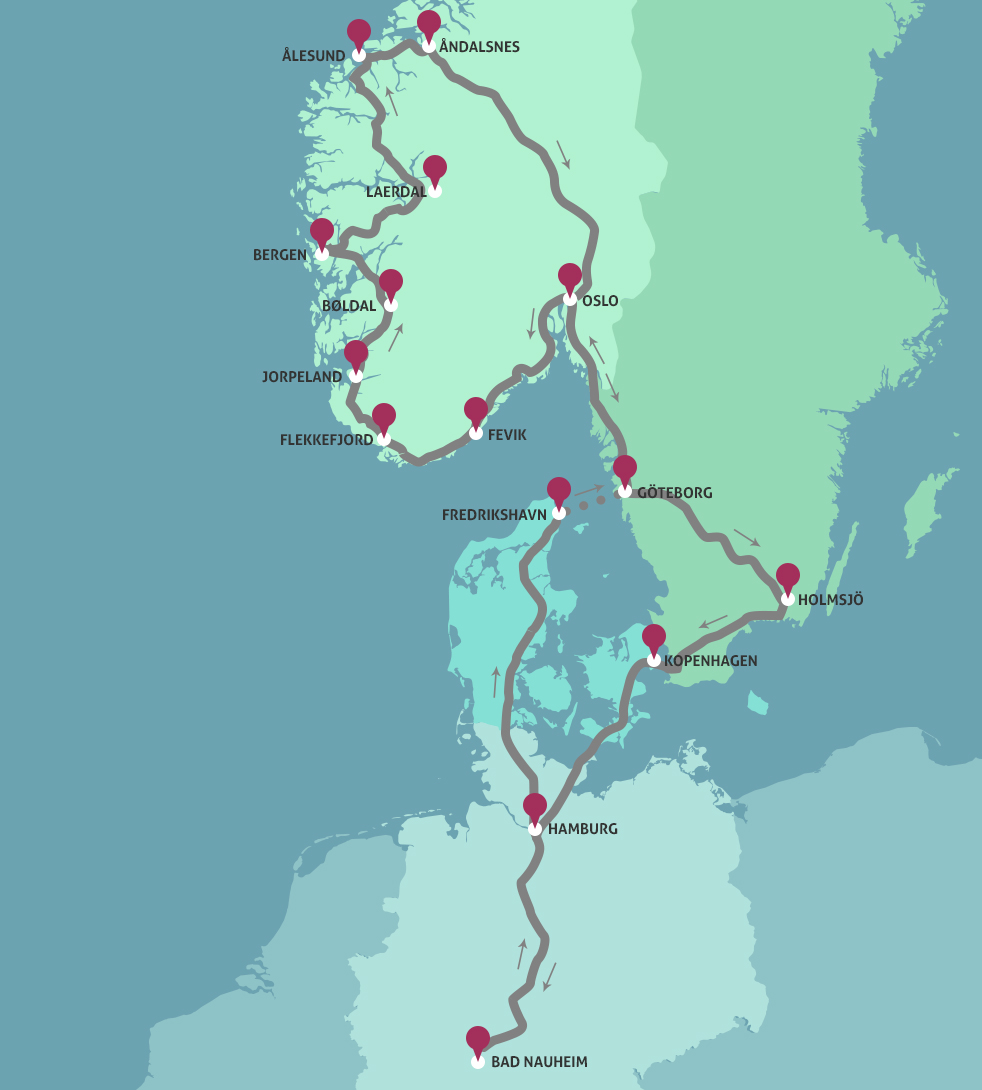 skandinavien tour mit wohnmobil