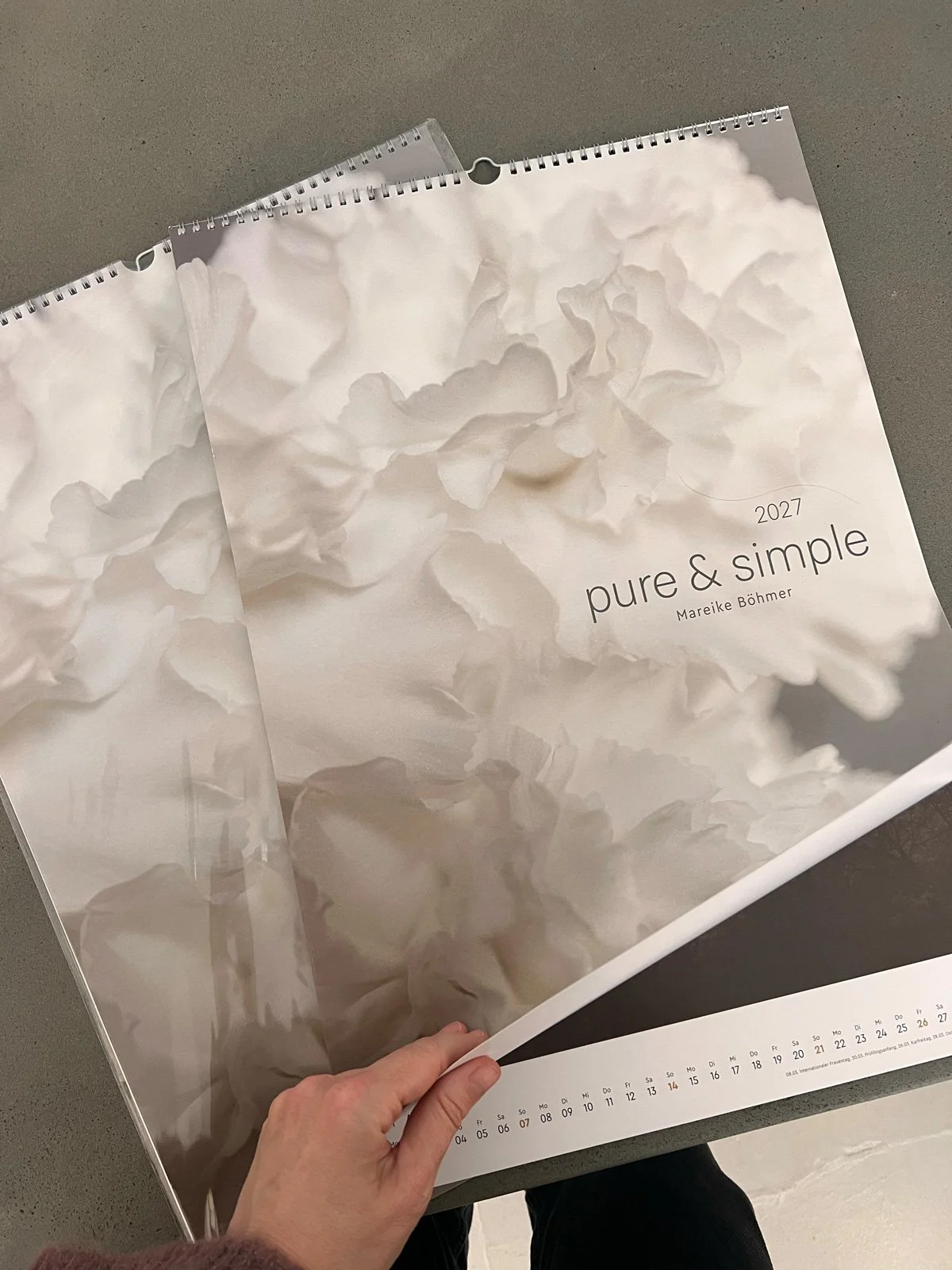 Neue Kalender für 2027 / New calendars for 2027 