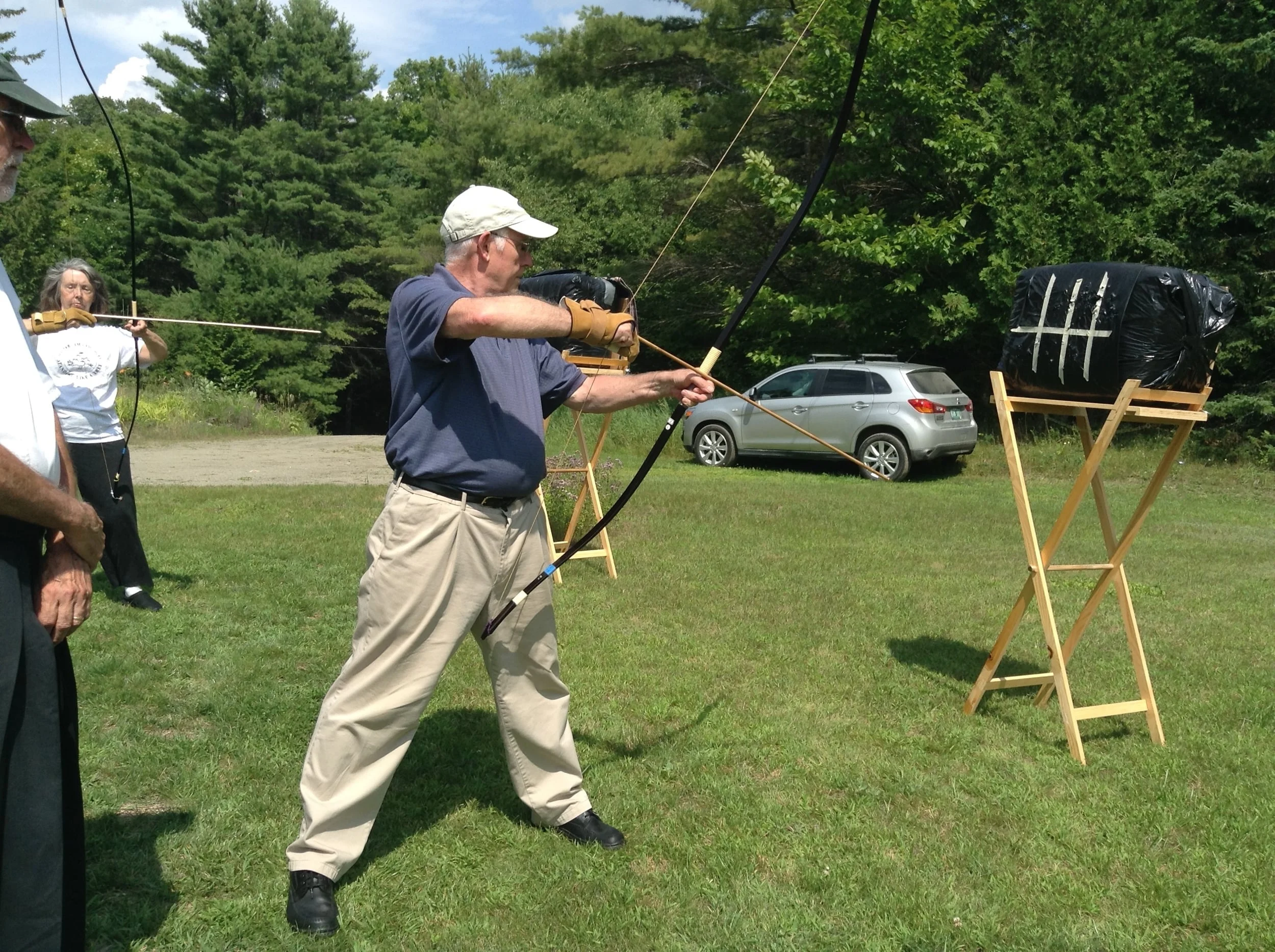 Caroline DeMaio and Shastri Brauer taking First Shot