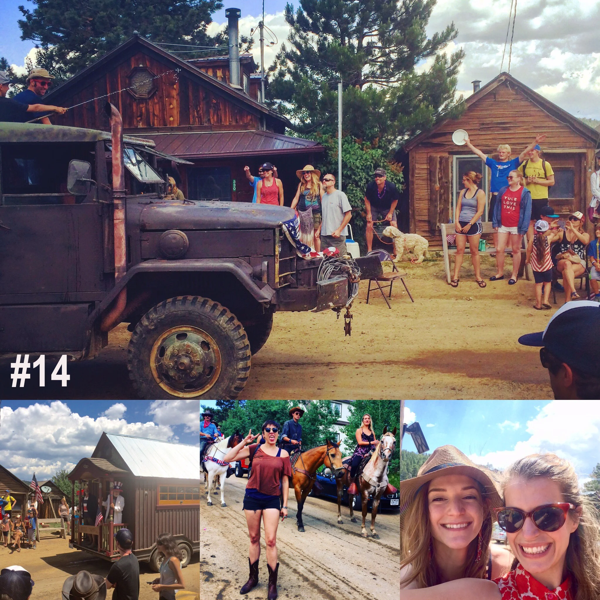 #14. And the 4th of July parade in Gold hill, Colorado followed by blue grass music at the inn. 