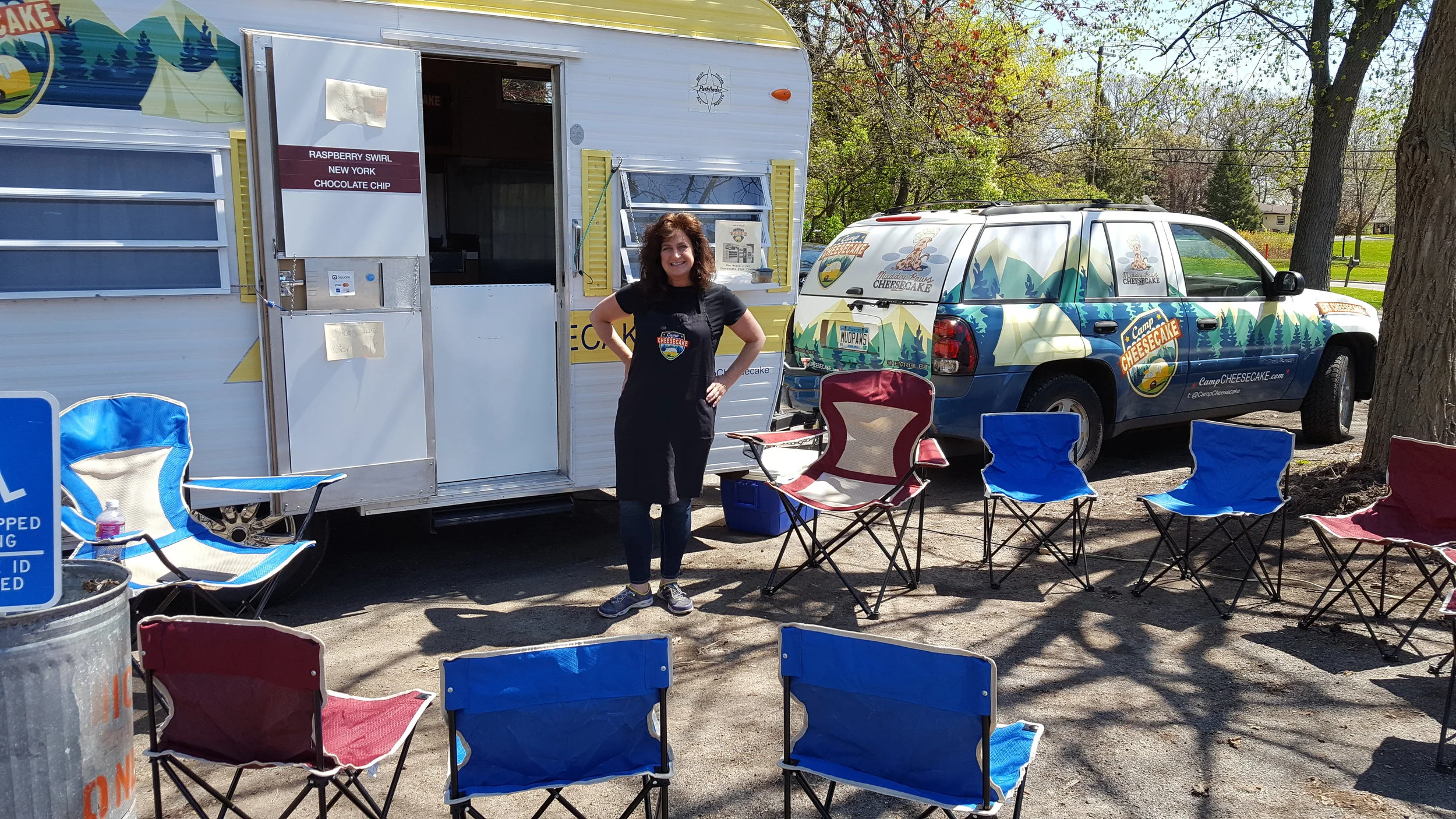 All set up at Lindey’s Prime Steak House! Come CAMP with us!