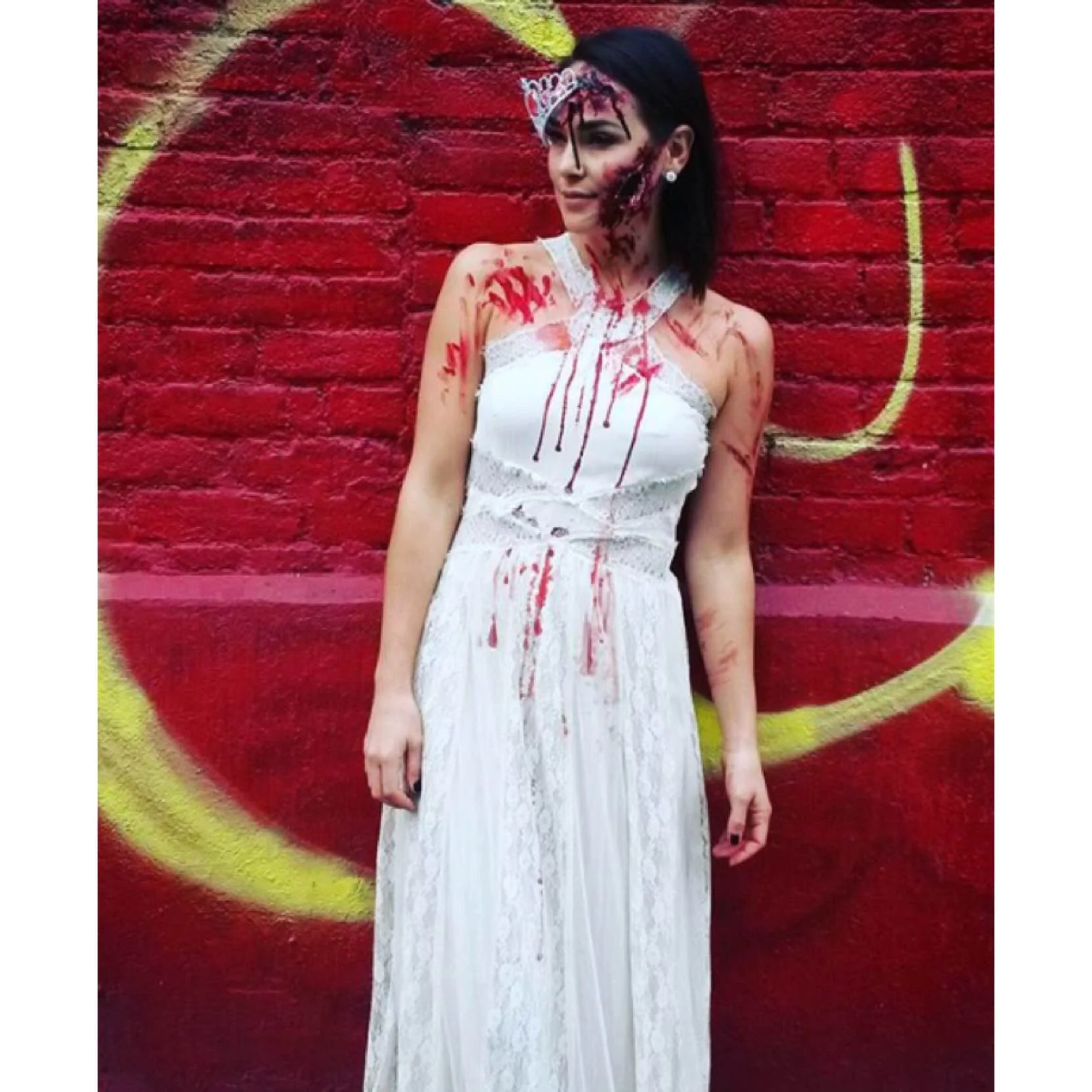 Zombie glam make-up: Living Dead Productions