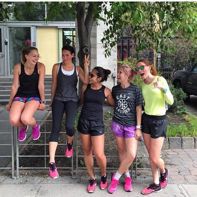 L to R: Paulina, moi, Meghan Young , Alyssa Garrison , Mel Hetu 