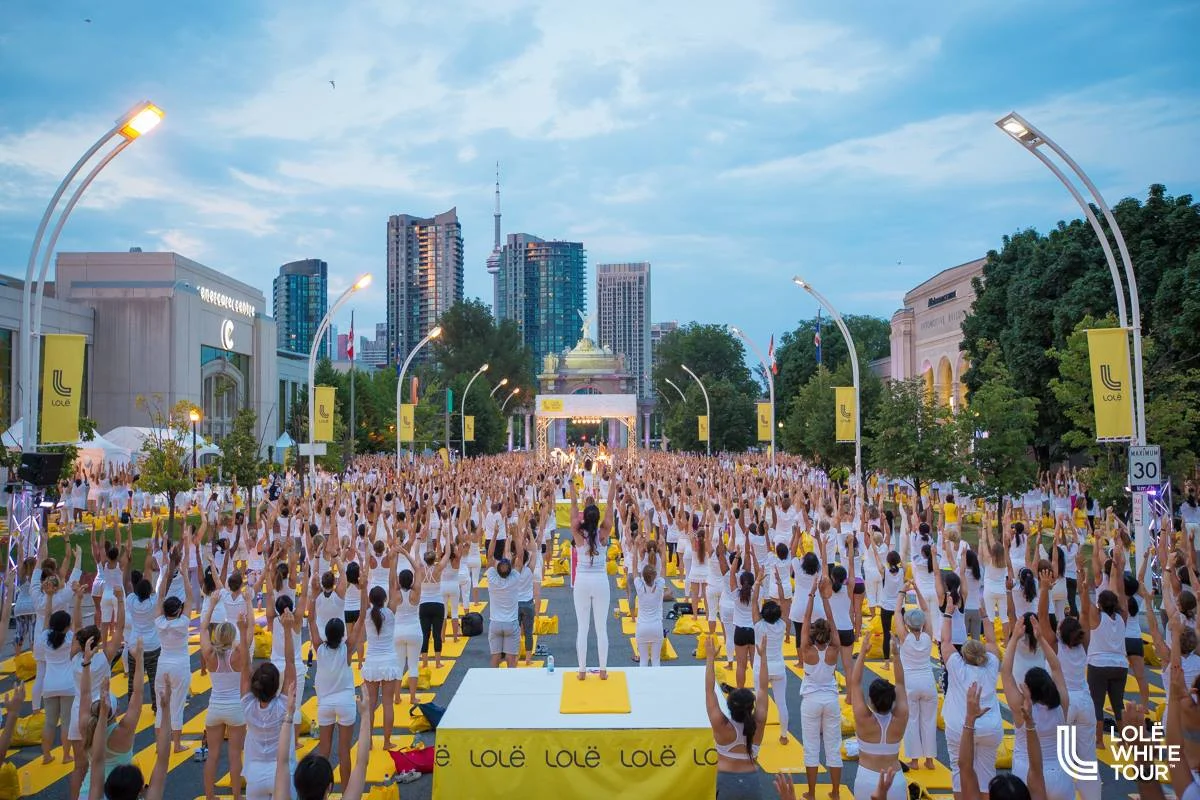 Photo credit: Lolë White Tour 2016, Exhibition Place Toronto (c) Jesse Baumung