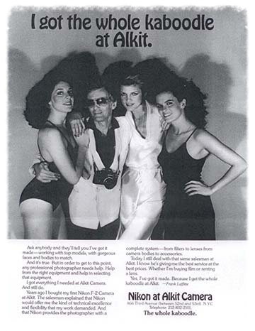 VINTAGE ALKIT/NIKON PRINT-AD, CIRCA 1980