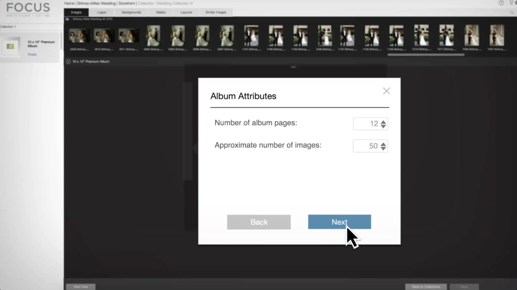Simply upload your images to KC2 and select a few basic attributes. KC2 Album Intelligence will then analyze your images individually and as sets.